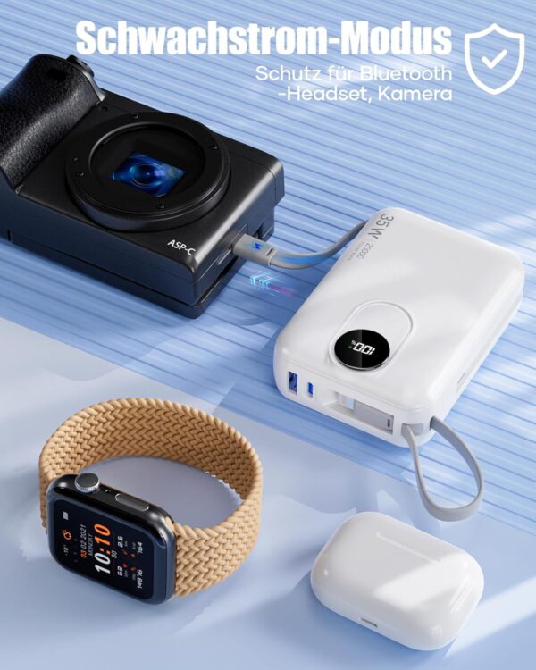 Cable Included 20000mah Power Bank, 35W - Image 7